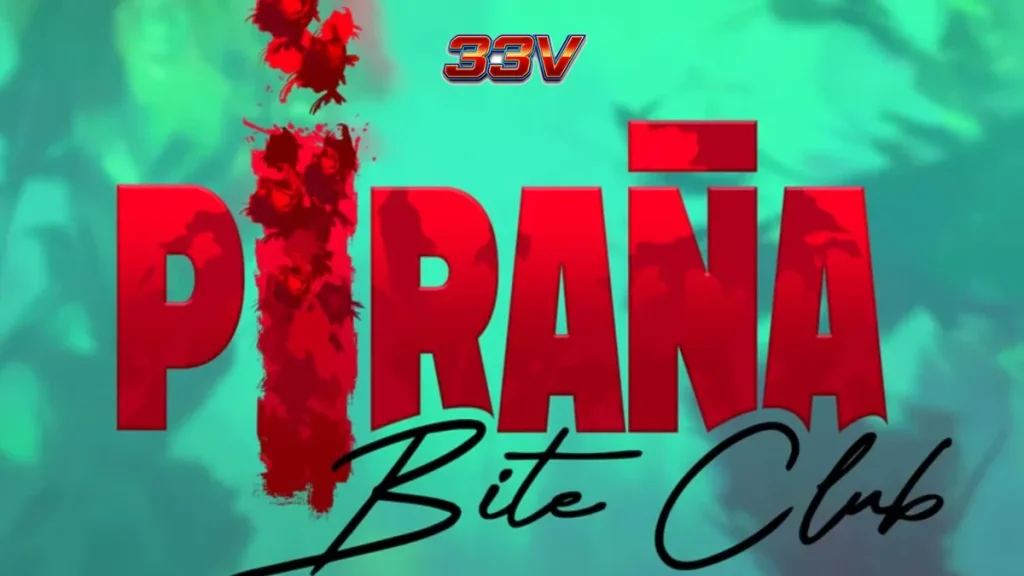 Piranha Bite Club slot dengan tema retro pin-up dan predator bawah air